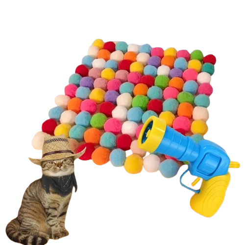 Pistolet lanceur de balles pour chat | Westerncat™ Transparent Background