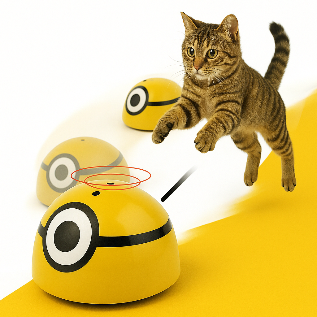 Interaktivt legetøj med infrarød sensor