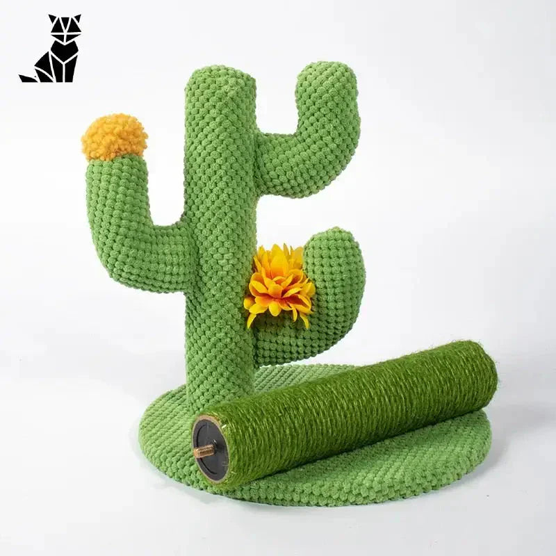 Arbre à Chat Cactus de haute qualité avec fleurs : Arbre à Chat Design