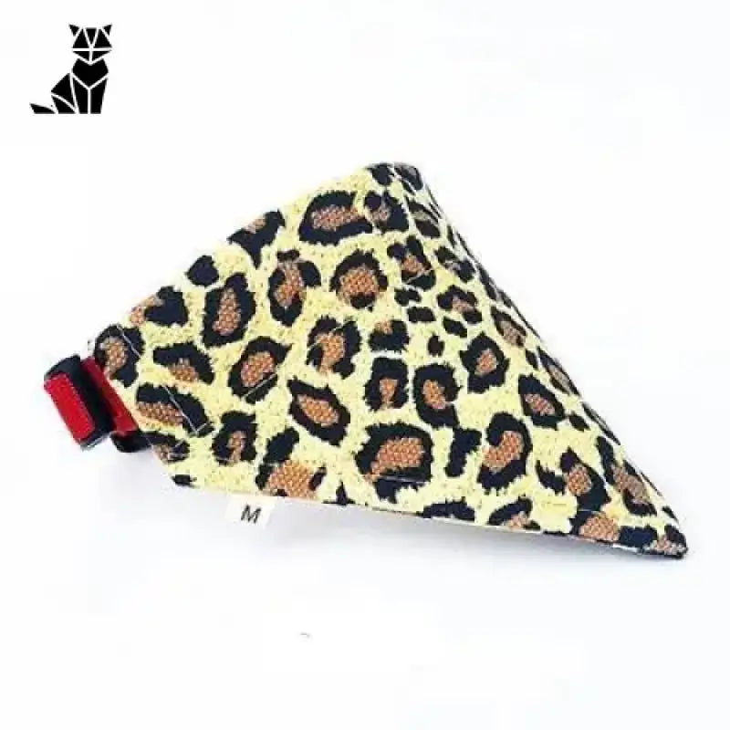 Bandana élégant Pour Chat Avec Fermeture à Clipse - Leopard / s