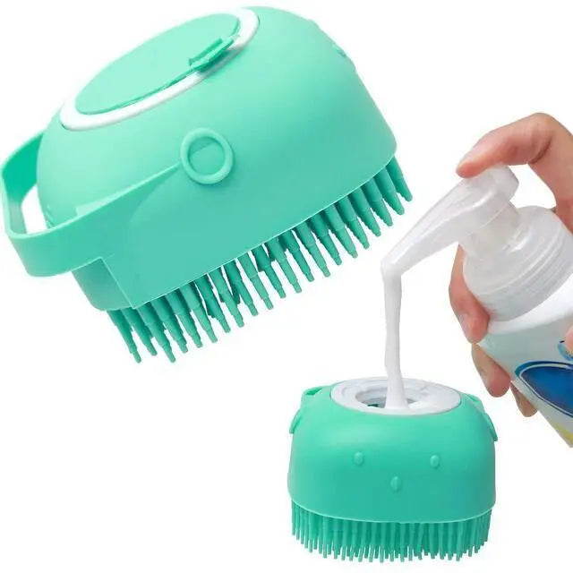 Brosse À Shampoing Et Massage Pour Chien / Chat