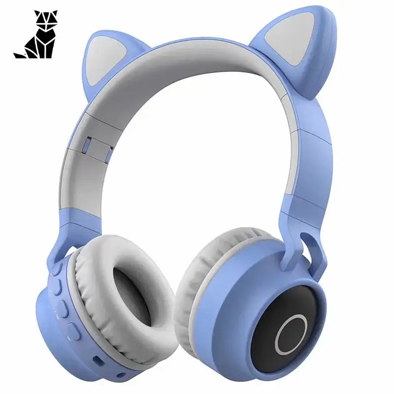 Casque Audio Oreilles De Chat Avec Sortie Usb Lumineuse