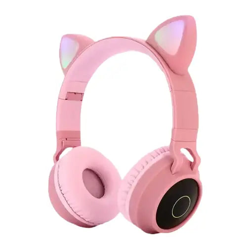 Casque Audio Oreilles De Chat Avec Sortie Usb Lumineuse Transparent Background
