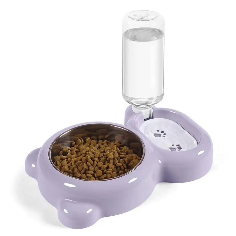 Gamelle double avec distributeur d’eau automatique