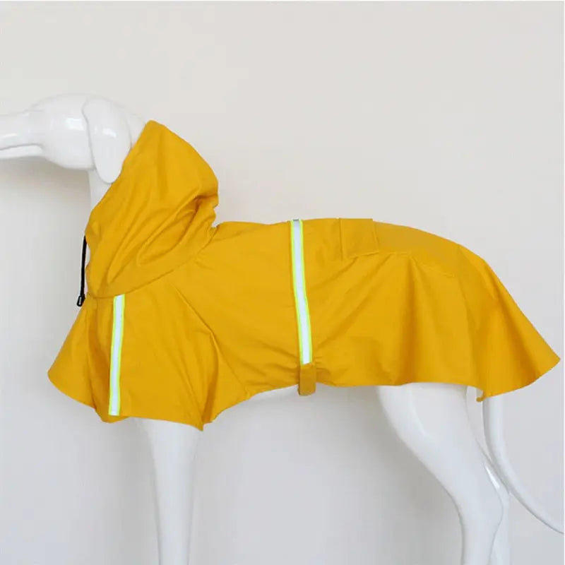Imperméable jaune avec capuche et sweat à capuche pour chiens S-5XL