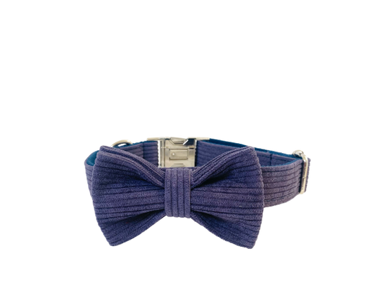 Noeud Papillon Velours Côtelé Lavande Transparent Background