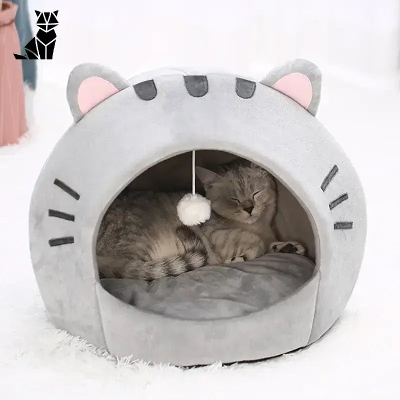 Panier à Tête de Chat Tête: le Lit Idéal pour votre Chat