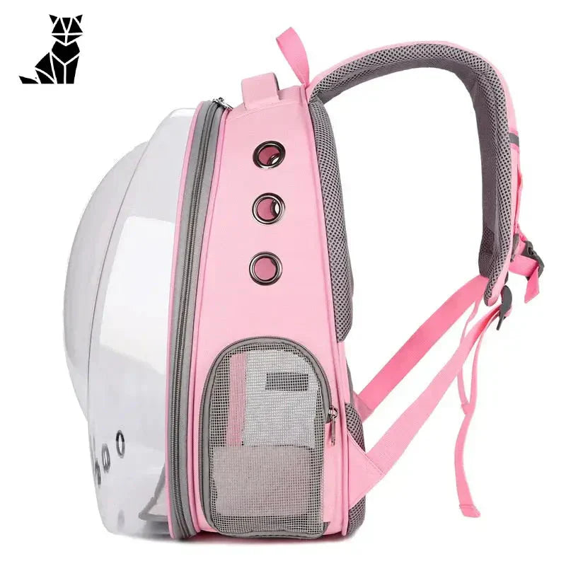 Sac à dos transparent pour chat et petit chien : Sac à dos unique pour animaux de compagnie avec design transparent