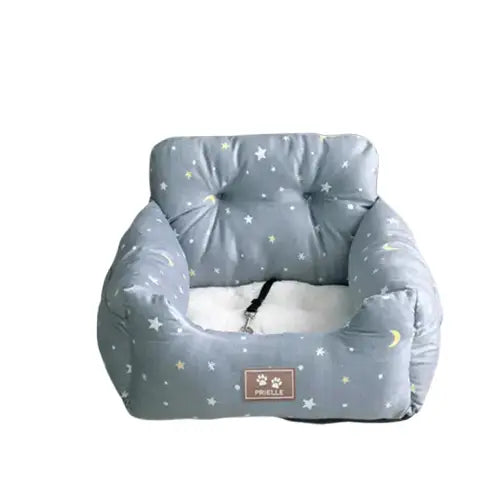 Sac de transport universel avec sécurité intégrée comprenant un lit pour chien en forme d’étoile et de lune Transparent Background