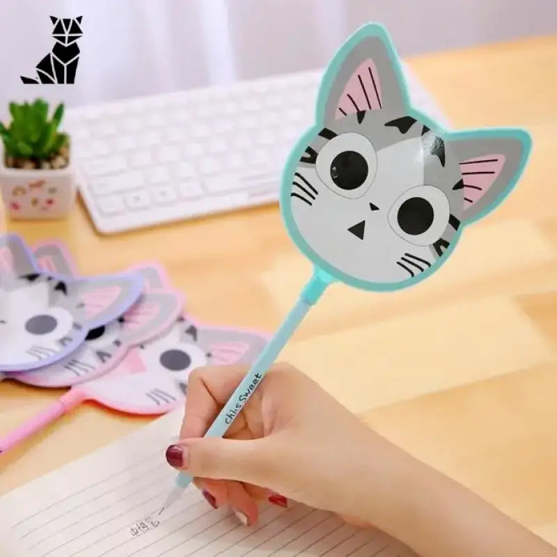 Stylos Chat à Paillettes L’accessoire Espiègle Pour Votre Trousse!