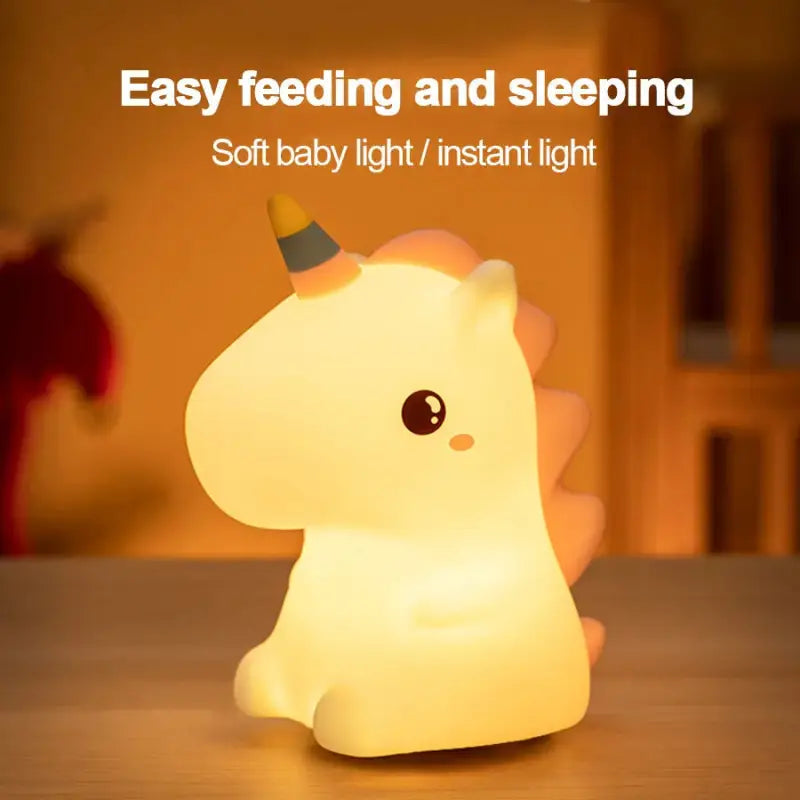 Mignonne veilleuse LED - Adorable licorne Veilleuse pour un éclairage doux et délicat
